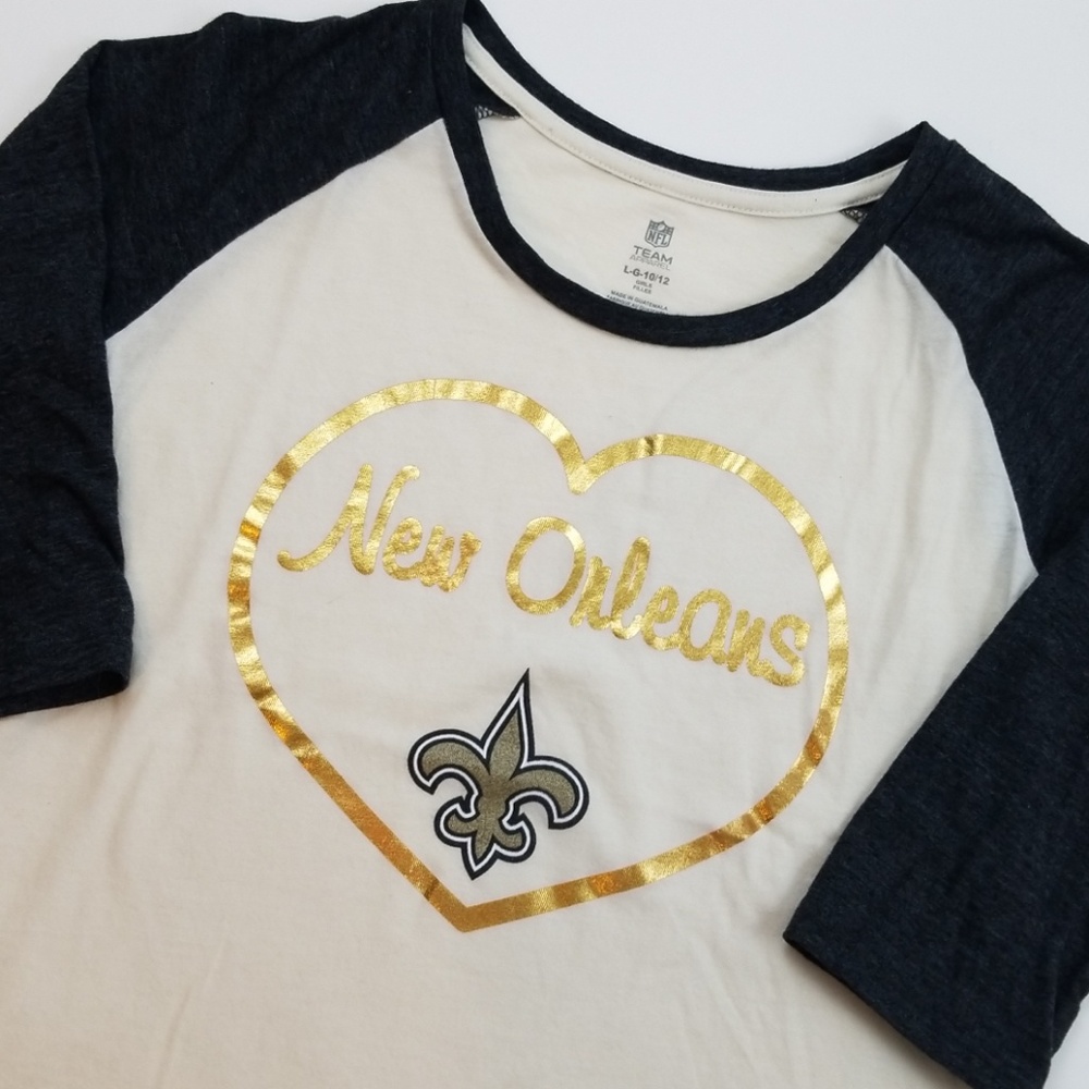 New Orleans Saints NFL Large 10-12 shirt